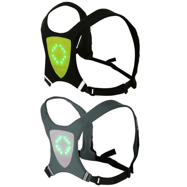 cycling vest wireless remote control turn signal swerve warning bicycle night safety led light usb rechargeable reflective tool, Black
cycling vest wireless remote control turn signal swerve warning bicycle night safety led light usb rechargeable reflective tool, Black