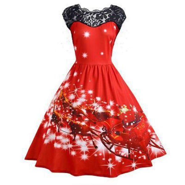 2019 plus size s-l5 christmas dress women sleeveless lace patchwork evening party dress vestido de fiesta de noche ropa mujer, Black;gray
2019 plus size s-l5 christmas dress women sleeveless lace patchwork evening party dress vestido de fiesta de noche ropa mujer, Black;gray