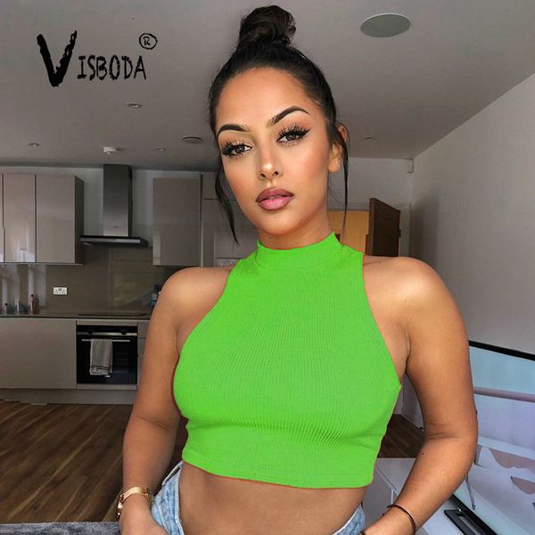 women knitted cropped tank fashion neon green summer ladies sleeveless elastic tight tank shirt vest femme, White
women knitted cropped tank fashion neon green summer ladies sleeveless elastic tight tank shirt vest femme, White