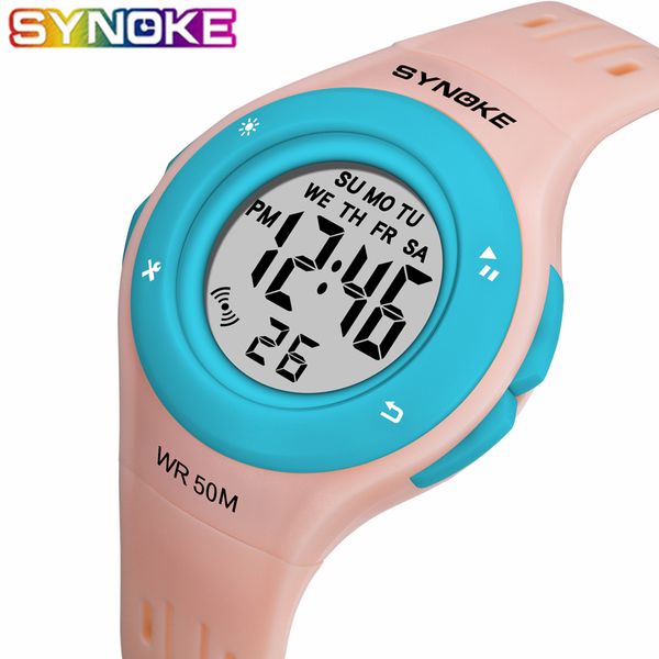 synoke 2019 colorful led children watches wr50m waterproof kids wristwatch alarm clock multi-function watches for girls boys, Blue
synoke 2019 colorful led children watches wr50m waterproof kids wristwatch alarm clock multi-function watches for girls boys, Blue