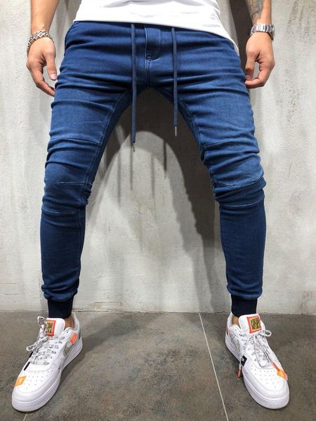мужские повседневные виды спорта jogger джинсы упругие талии спортивное pantalones весенние брюки, Blue
мужские повседневные виды спорта jogger джинсы упругие талии спортивное pantalones весенние брюки, Blue