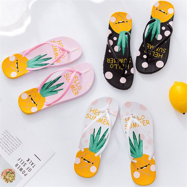 2019 summer slippers for woman fruits flat heel flip flops casual outdoor shoes pvc sandals beach shoes woman home slippers, Black
2019 summer slippers for woman fruits flat heel flip flops casual outdoor shoes pvc sandals beach shoes woman home slippers, Black