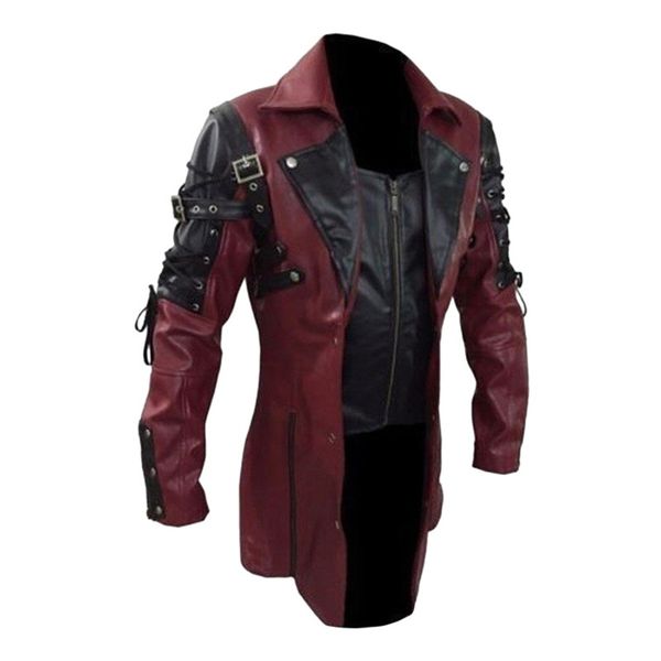 men's jacket men vintage leather jacket biker motorcycle zipper long sleeve coat blousesl coat outwear1, Black;brown
men's jacket men vintage leather jacket biker motorcycle zipper long sleeve coat blousesl coat outwear1, Black;brown