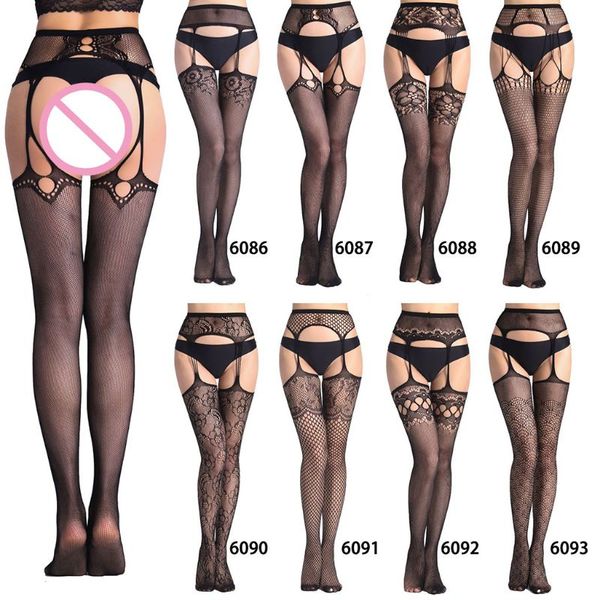 8 стили женщин sexy высокой талией lingerie эластичные чулки открытый промежность sheer suspender колготки цветочные жаккардовые ажурные кол, Black;white
8 стили женщин sexy высокой талией lingerie эластичные чулки открытый промежность sheer suspender колготки цветочные жаккардовые ажурные кол, Black;white
