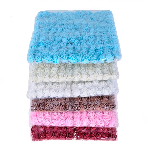 144pcs/lot artificial flower 15 color pe lace foam rose bouquet for wedding home decoration diy wreath headdress gift box
144pcs/lot artificial flower 15 color pe lace foam rose bouquet for wedding home decoration diy wreath headdress gift box
