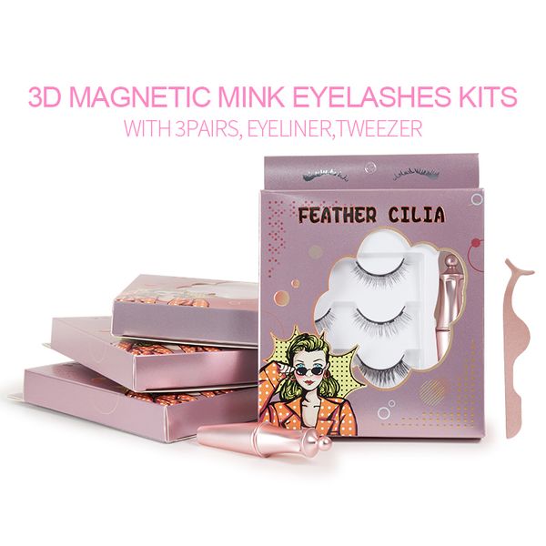 false eyelashes 1pcs 3d powerful magnetic mink extension eyelash kits fake waterproof liquid tweezers set long lasting
false eyelashes 1pcs 3d powerful magnetic mink extension eyelash kits fake waterproof liquid tweezers set long lasting