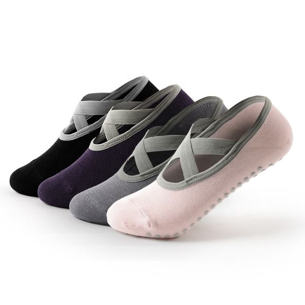 wholesale cotton anti-slip soft silicone sole dance barre ballet pilates sox custom women grip yoga socks for women, Black;white
wholesale cotton anti-slip soft silicone sole dance barre ballet pilates sox custom women grip yoga socks for women, Black;white