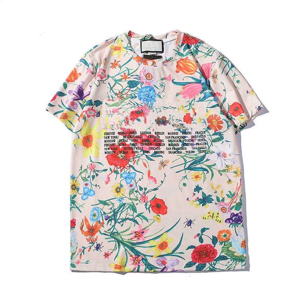 19ss made in italy printed t shirt for men women summer designer tee luxury shirts with flowers breathable short sleeve clothing, White;black
19ss made in italy printed t shirt for men women summer designer tee luxury shirts with flowers breathable short sleeve clothing, White;black