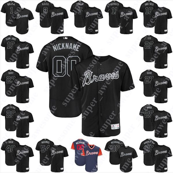 Braves 2019 Players Weekend Jersey Brian McCann Austin Riley Tyler Flowers Mike Foltynewicz Shane Greene Ender Inciarte Nick Markakis Duvall
Braves 2019 Players Weekend Jersey Brian McCann Austin Riley Tyler Flowers Mike Foltynewicz Shane Greene Ender Inciarte Nick Markakis Duvall