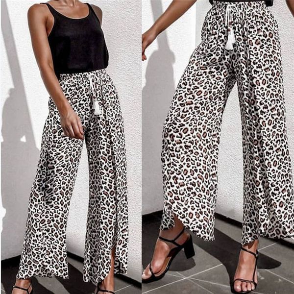 summer fashion leopard printed wide leg pants women elastic waist casual loose pants elegant office ladies trousers 2019 #40, Black;white
summer fashion leopard printed wide leg pants women elastic waist casual loose pants elegant office ladies trousers 2019 #40, Black;white
