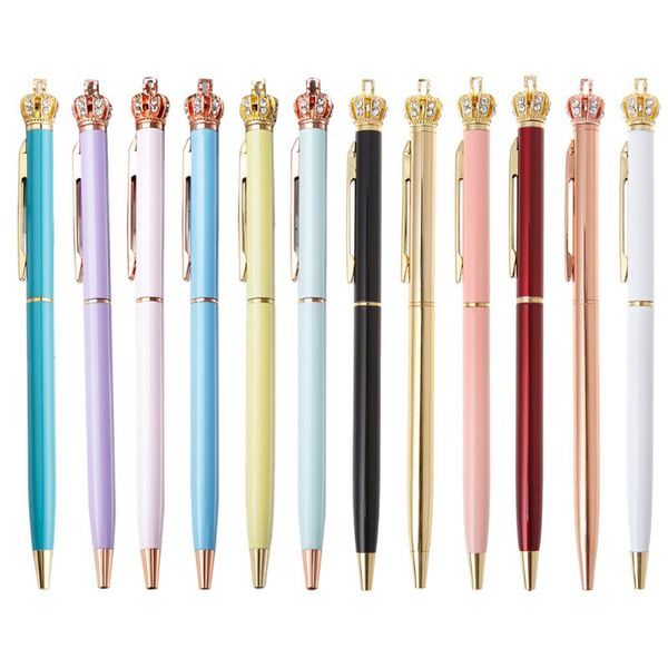 cute kawaii diamond crown ballpoint pens for school office supplies writing stationery, Blue;orange
cute kawaii diamond crown ballpoint pens for school office supplies writing stationery, Blue;orange