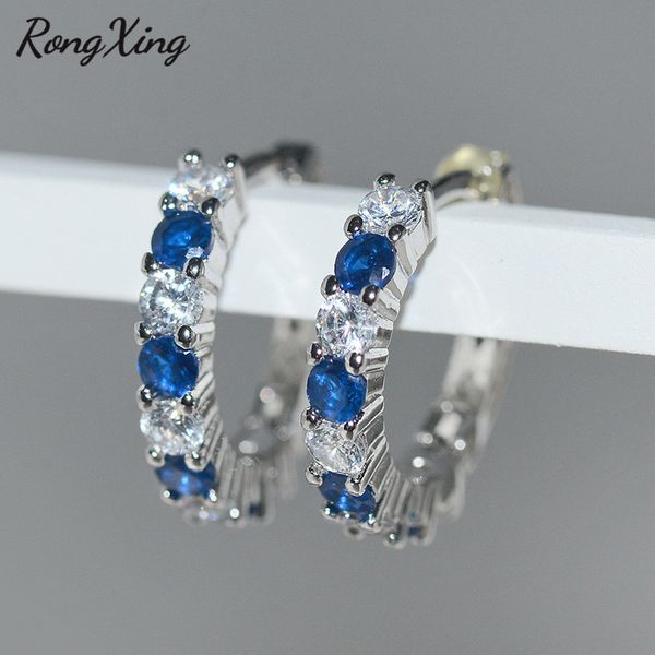 rongxing small round zircon white blue stone hoop earrings for women 925 silver filled crystal earring female wedding jewelry, Golden;silver
rongxing small round zircon white blue stone hoop earrings for women 925 silver filled crystal earring female wedding jewelry, Golden;silver