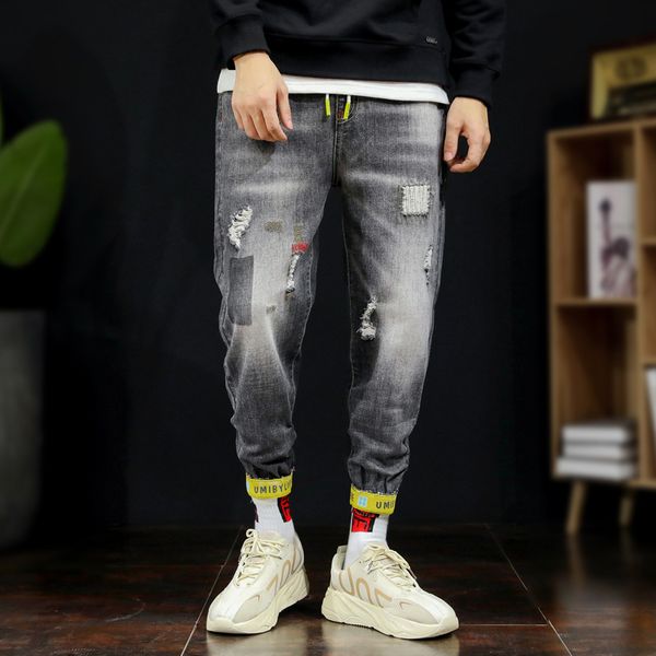 teen riding jeans spring and autumn hip hop pencil pants skinny ankle jeans men slim gray denim suitable for young men, Blue
teen riding jeans spring and autumn hip hop pencil pants skinny ankle jeans men slim gray denim suitable for young men, Blue