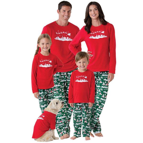 family matching outfits christmas pajamas homewear sets merry christmas red shirt+ green printed long pants sleepwear nightwear
family matching outfits christmas pajamas homewear sets merry christmas red shirt+ green printed long pants sleepwear nightwear