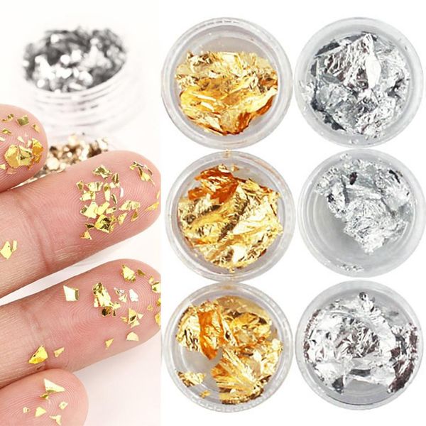 12pcs golden silver irregular aluminum foil papers diy acrylic uv gel nail 3d glitter diy stickers manicure decoration tools, Black
12pcs golden silver irregular aluminum foil papers diy acrylic uv gel nail 3d glitter diy stickers manicure decoration tools, Black