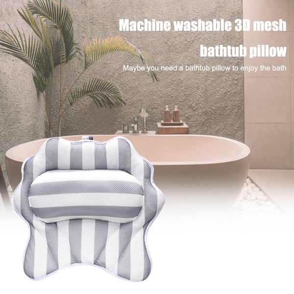 washable comfortable head rest bath pillow 3d shoulder support anti mold non slip home universal cushion bathtub spa quick dry
washable comfortable head rest bath pillow 3d shoulder support anti mold non slip home universal cushion bathtub spa quick dry