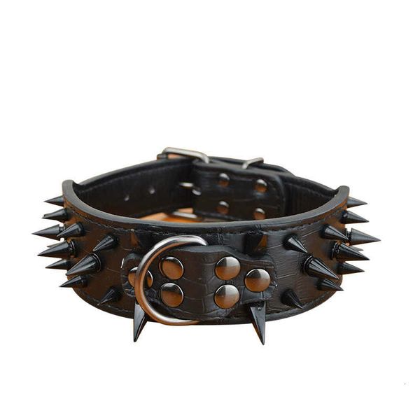 dog collar for large dogs pu leather big dog collar with black spikes studded for large dog pitbull mastiff rottweiler
dog collar for large dogs pu leather big dog collar with black spikes studded for large dog pitbull mastiff rottweiler