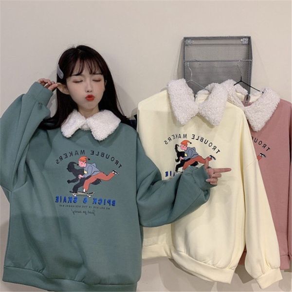 толстовка толстовки женщины ropa mujer одежда негабаритные толстовка harajuku корейский стиль ягненок толстовка принт мультфильм с длинным р, Black
толстовка толстовки женщины ropa mujer одежда негабаритные толстовка harajuku корейский стиль ягненок толстовка принт мультфильм с длинным р, Black