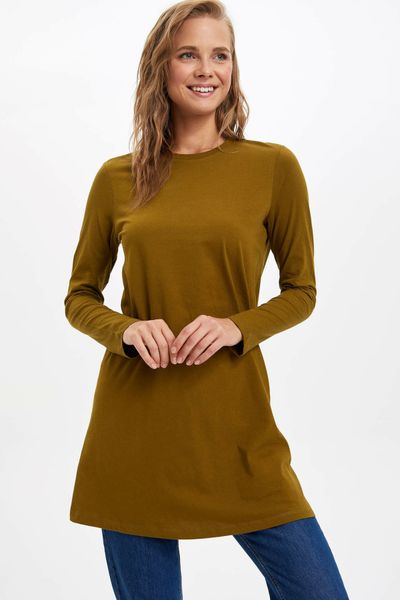 defacto женщина casual длинные вязаные top тис женщин осень трикотажные футболки solid color мундир top ткань-m0909az19au, White
defacto женщина casual длинные вязаные top тис женщин осень трикотажные футболки solid color мундир top ткань-m0909az19au, White