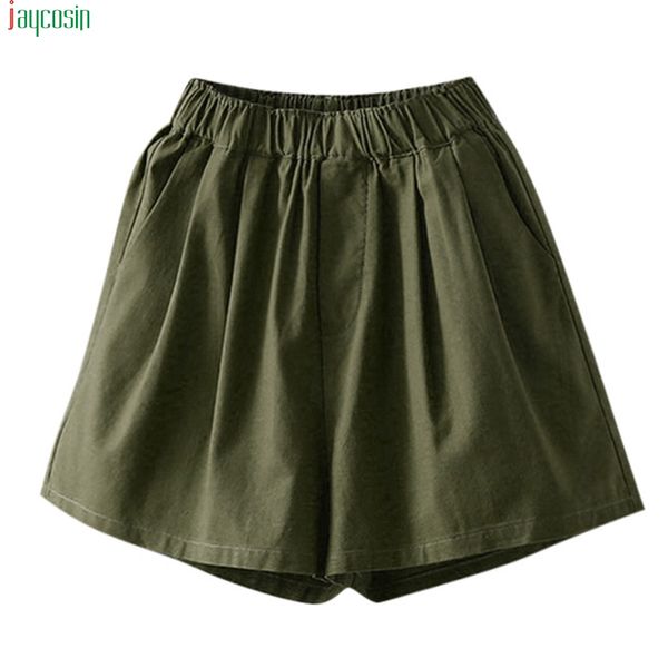 jaycosin women's pants women 2019 elastic waist cotton wide leg pants shorts solid color linen shorts women summer casual, White;black
jaycosin women's pants women 2019 elastic waist cotton wide leg pants shorts solid color linen shorts women summer casual, White;black