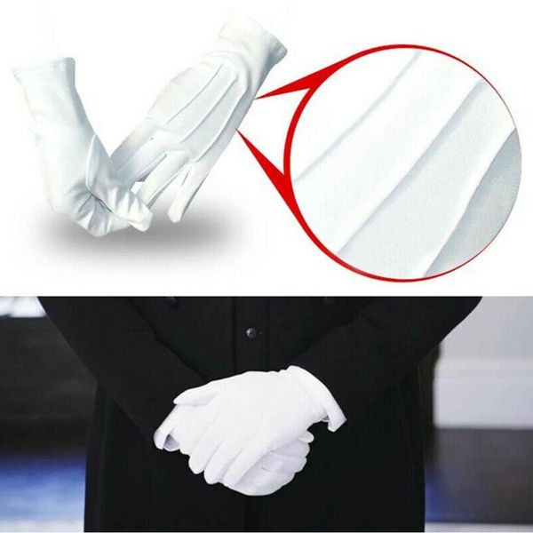 1 pair white cotton gloves soft thin jewelry silver inspection work handling uk, Blue;gray
1 pair white cotton gloves soft thin jewelry silver inspection work handling uk, Blue;gray