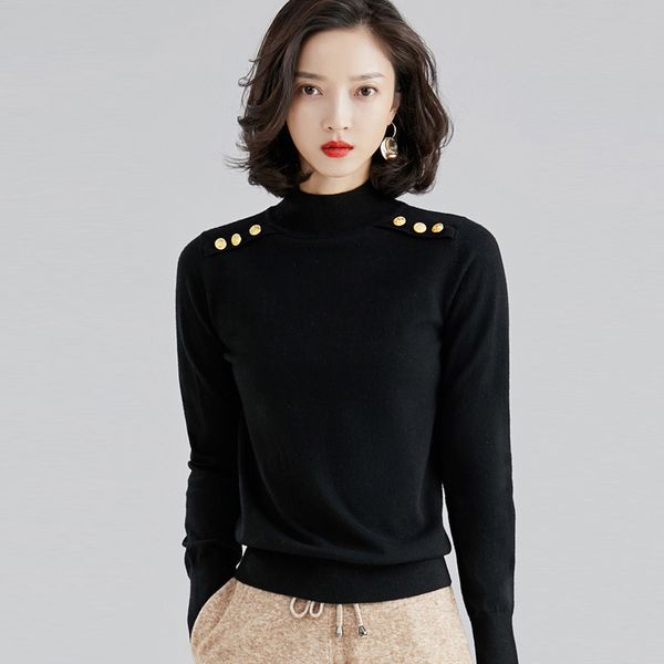 tvvovvin autumn lead knitting plain wool 2019 self-cultivation solid color pullover rendering sweater woman l254, White;black
tvvovvin autumn lead knitting plain wool 2019 self-cultivation solid color pullover rendering sweater woman l254, White;black