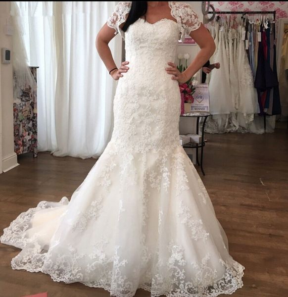 lace vestido de noiva 2019 muslim wedding dresses mermaid sweetheart appliques beaded vintage dubai arabic wedding gown bridal dresses, White
lace vestido de noiva 2019 muslim wedding dresses mermaid sweetheart appliques beaded vintage dubai arabic wedding gown bridal dresses, White