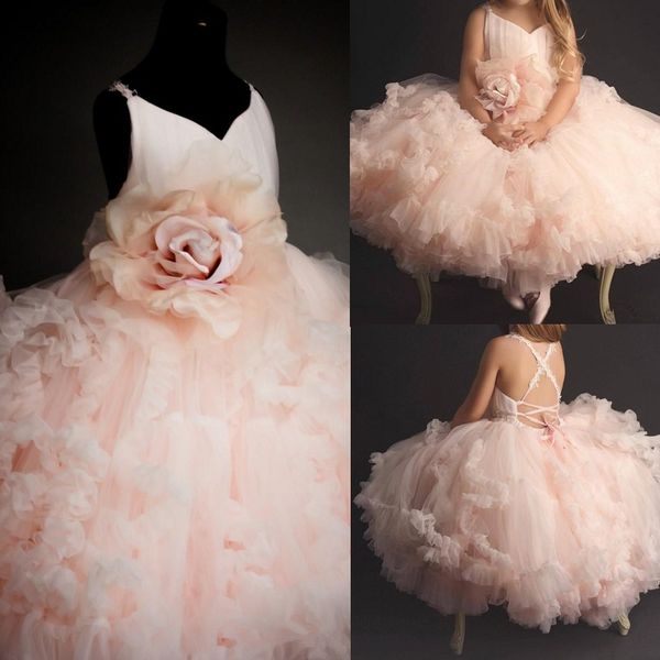 real picture pink flower girl dresses wedding party gown girls pageant birthday dress first communion gown custom made, Red;yellow
real picture pink flower girl dresses wedding party gown girls pageant birthday dress first communion gown custom made, Red;yellow