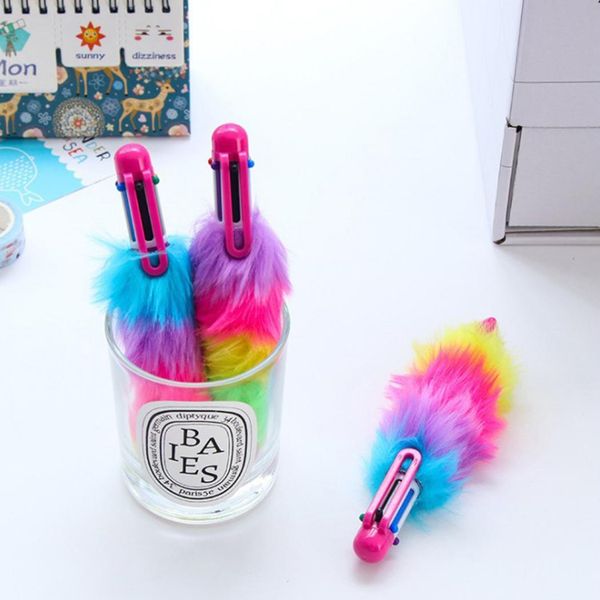 creative 6 colors plastic students stationery plush ballpoint multicolor pen, Blue;orange
creative 6 colors plastic students stationery plush ballpoint multicolor pen, Blue;orange