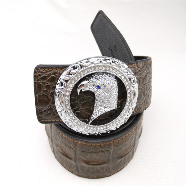 new designer belt with diamond eagle buckle leather belts for men and women fashion luxury wait belt good quality2, Black;brown
new designer belt with diamond eagle buckle leather belts for men and women fashion luxury wait belt good quality2, Black;brown