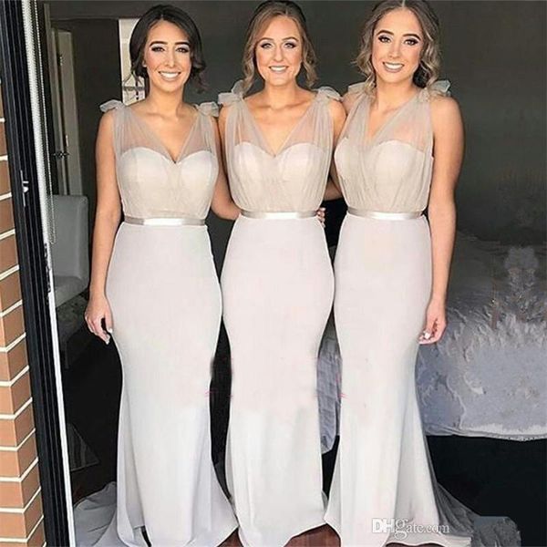 charming sheer neck long bridesmaid dresses sleeveless maid of honor dresses mermaid girl prom party dresses custom made plus size, Blue;red
charming sheer neck long bridesmaid dresses sleeveless maid of honor dresses mermaid girl prom party dresses custom made plus size, Blue;red