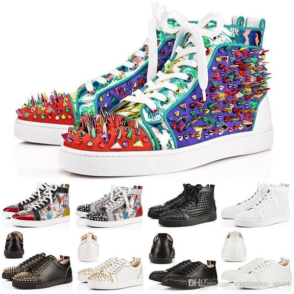fashion designer red bottoms shoes studded spikes flat sneakers for men women glitter party lovers leather casual rivet sneaker size 36-46
fashion designer red bottoms shoes studded spikes flat sneakers for men women glitter party lovers leather casual rivet sneaker size 36-46