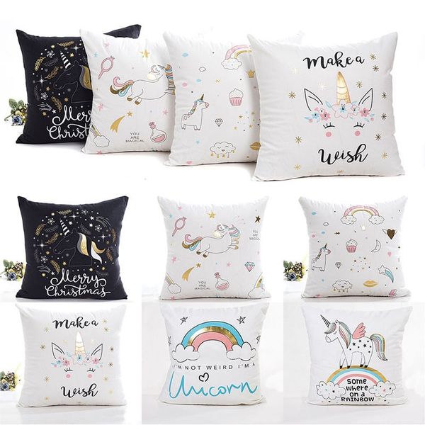bronzing unicorn christmas pillow case gold printed pillow cover home sofa car decorative xmas cushion cover gifts without core an2358
bronzing unicorn christmas pillow case gold printed pillow cover home sofa car decorative xmas cushion cover gifts without core an2358