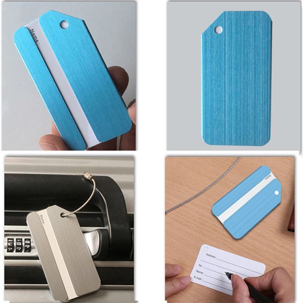 travel portable outdoor brushed metal travel bag luggage identification plate safety & survival z0606
travel portable outdoor brushed metal travel bag luggage identification plate safety & survival z0606