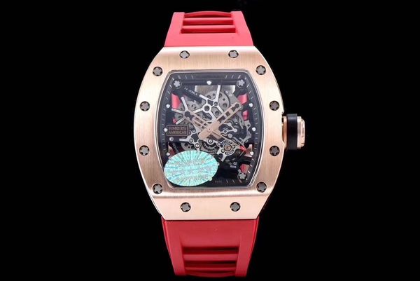 kv super rm35 montre de luxe rose gold case rubber watchband automatic mechanical movement watch designer watches orologio di lusso, Slivery;brown
kv super rm35 montre de luxe rose gold case rubber watchband automatic mechanical movement watch designer watches orologio di lusso, Slivery;brown