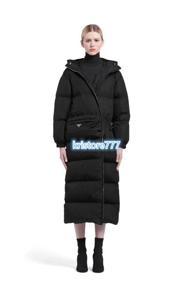 women fashion luxury design nylon puffer coat parka jacket coat the high end custom girls milan runway triangle sign down jacket outwear sml, Black
women fashion luxury design nylon puffer coat parka jacket coat the high end custom girls milan runway triangle sign down jacket outwear sml, Black