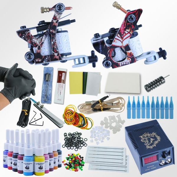 professional 1 set equipment dual machine 20 color tattoo machine set 2 gun power supply cord kit body tattoo beginner kit
professional 1 set equipment dual machine 20 color tattoo machine set 2 gun power supply cord kit body tattoo beginner kit