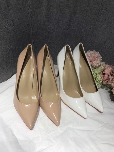 fashion luxury designer women shoes nude leather high heels bridal high heel pointed toe pumps nude leather ladies career shoes eur34-42, Black
fashion luxury designer women shoes nude leather high heels bridal high heel pointed toe pumps nude leather ladies career shoes eur34-42, Black