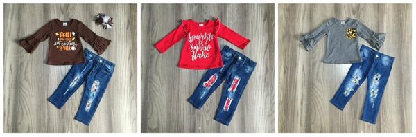 fall/winter baby girls sparkle like a snow fall means football jeans long sleeve children clothes boutique pants outfits set y200325, White
fall/winter baby girls sparkle like a snow fall means football jeans long sleeve children clothes boutique pants outfits set y200325, White