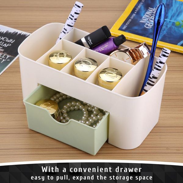 multifunctional deskcosmetics storage box with drawer stationery holder makeup storage box home supplies
multifunctional deskcosmetics storage box with drawer stationery holder makeup storage box home supplies