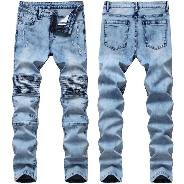 color homme clothing fashion style casual jeans summer mens designer slim stretch jeans pencil pants solid, Blue
color homme clothing fashion style casual jeans summer mens designer slim stretch jeans pencil pants solid, Blue