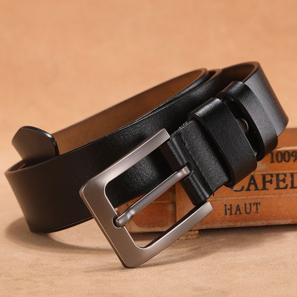 men belt original pure genuine leather vintage classic metal pin buckle waist belts for jeans 2020, Black;brown
men belt original pure genuine leather vintage classic metal pin buckle waist belts for jeans 2020, Black;brown