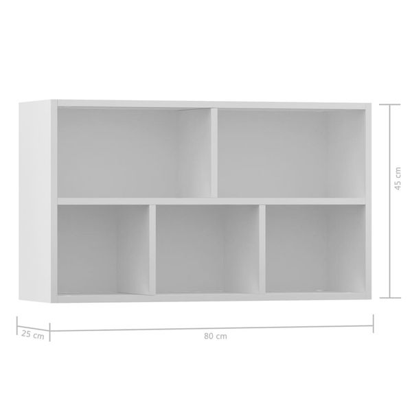 bookcase / sideboard high-gloss white 45 * 25 * 80 cm chipboard living room furniture
bookcase / sideboard high-gloss white 45 * 25 * 80 cm chipboard living room furniture