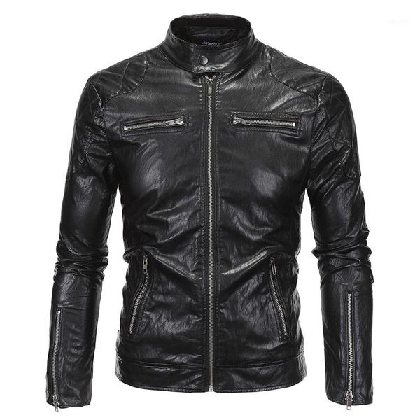 wholesale- 2016 new spring autumn leather jacket men slim standard stand collar jacket faux leather moto coat suede 18y6191, Black
wholesale- 2016 new spring autumn leather jacket men slim standard stand collar jacket faux leather moto coat suede 18y6191, Black