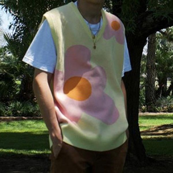 19ss golf wang pink flower pattern sweater sleeveless vest fashion street outerwear men women couple tooling yellow hfhlmj001, Black;white
19ss golf wang pink flower pattern sweater sleeveless vest fashion street outerwear men women couple tooling yellow hfhlmj001, Black;white