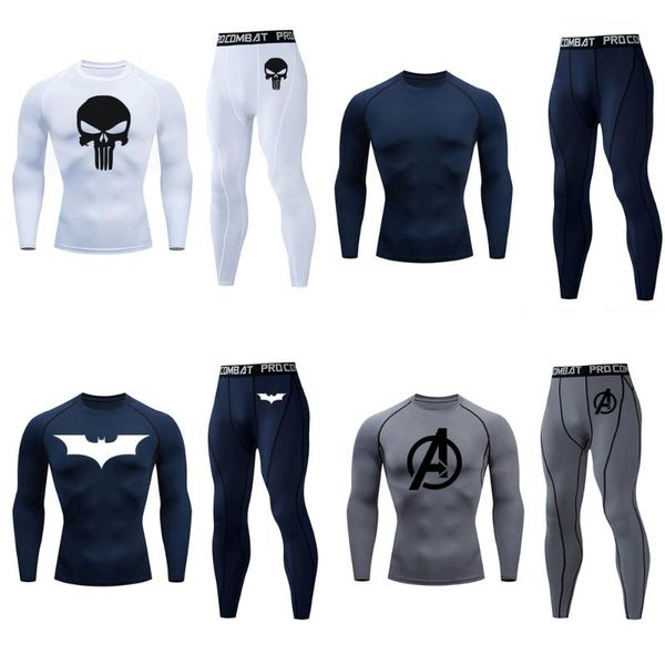 warm sports suits men tracksuit compression sportswear running tights skull 2 pieces sets underwear long johns jogging leggings, Black;blue
warm sports suits men tracksuit compression sportswear running tights skull 2 pieces sets underwear long johns jogging leggings, Black;blue