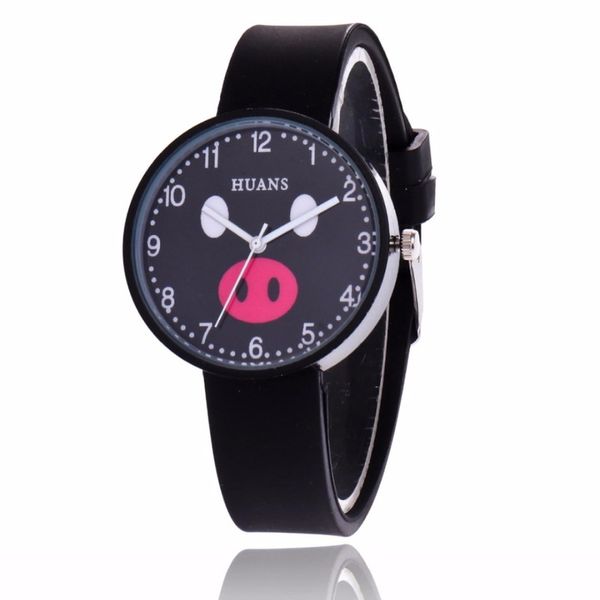 fashionable silica gel jelly children watch cartoon lovely little girl piggy student couple little fresh quartz watch, Slivery;brown
fashionable silica gel jelly children watch cartoon lovely little girl piggy student couple little fresh quartz watch, Slivery;brown