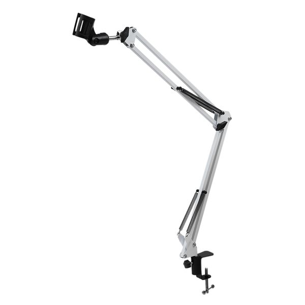 nb35 extendable recording microphone holder suspension boom scissor arm stand holder with microphone clip table mounting clamp
nb35 extendable recording microphone holder suspension boom scissor arm stand holder with microphone clip table mounting clamp