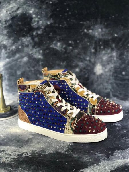 красная замша кожа со стразом горный хрусталь высокий верх шипастые кроссовки красное дно кроссовки обувь для мужчин женщин красная подошва, Black
красная замша кожа со стразом горный хрусталь высокий верх шипастые кроссовки красное дно кроссовки обувь для мужчин женщин красная подошва, Black