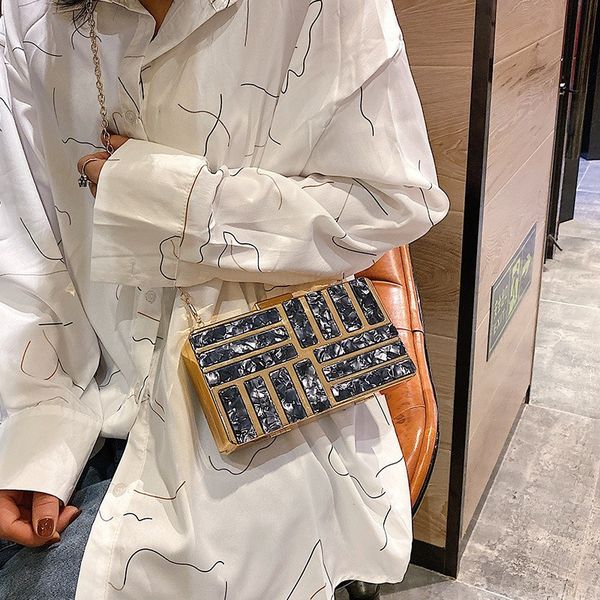 ladies' dinner bag shoulder bag 2020 new marble pattern dinner ladies' evening square hand 
ladies' dinner bag shoulder bag 2020 new marble pattern dinner ladies' evening square hand